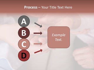 Female Elderly Spring PowerPoint Template