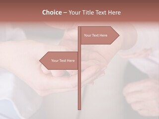 Female Elderly Spring PowerPoint Template