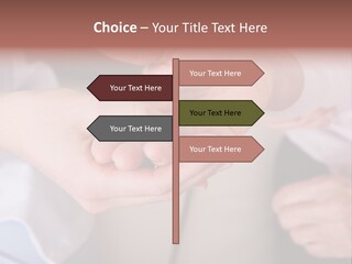 Female Elderly Spring PowerPoint Template