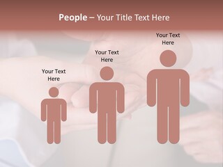 Female Elderly Spring PowerPoint Template