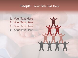 Female Elderly Spring PowerPoint Template