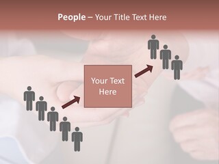 Female Elderly Spring PowerPoint Template