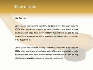 Yellow Fragment Sports PowerPoint Template