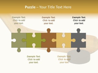 Yellow Fragment Sports PowerPoint Template