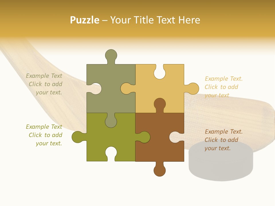 Yellow Fragment Sports PowerPoint Template