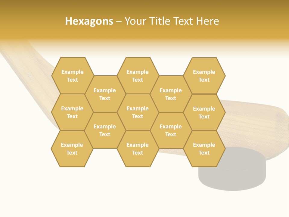 Yellow Fragment Sports PowerPoint Template