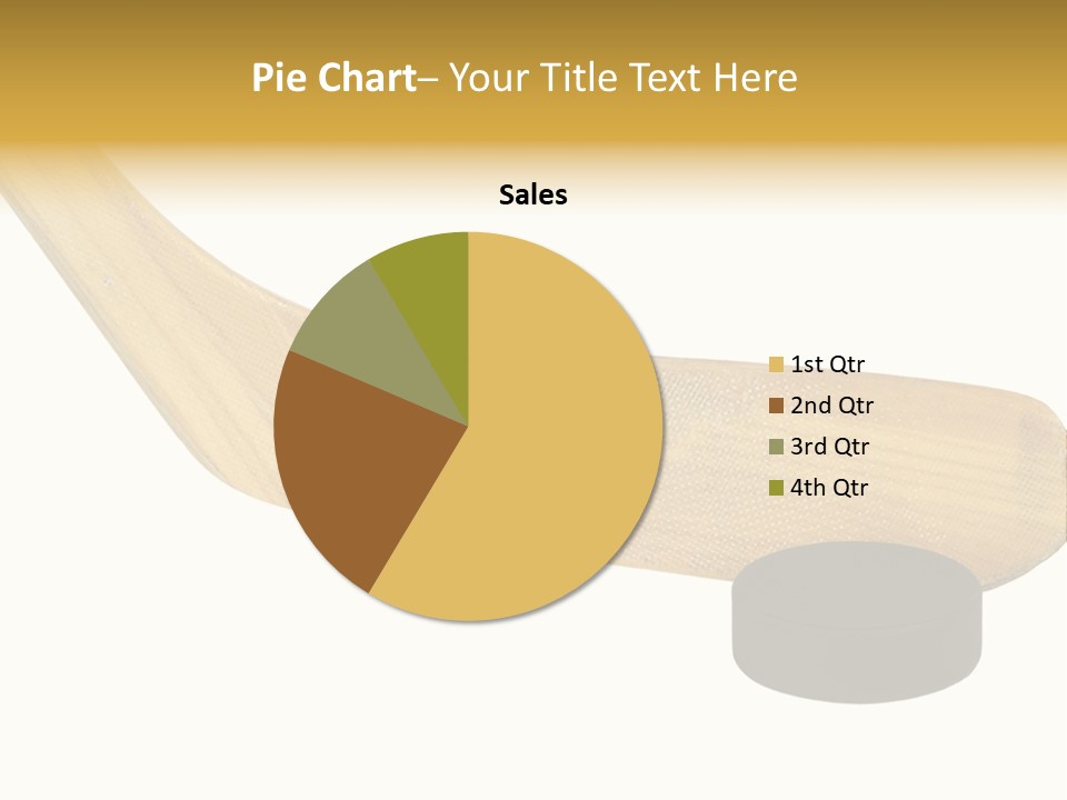 Yellow Fragment Sports PowerPoint Template