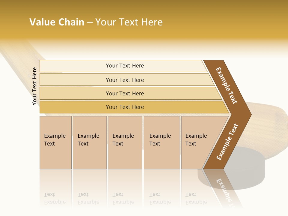 Yellow Fragment Sports PowerPoint Template