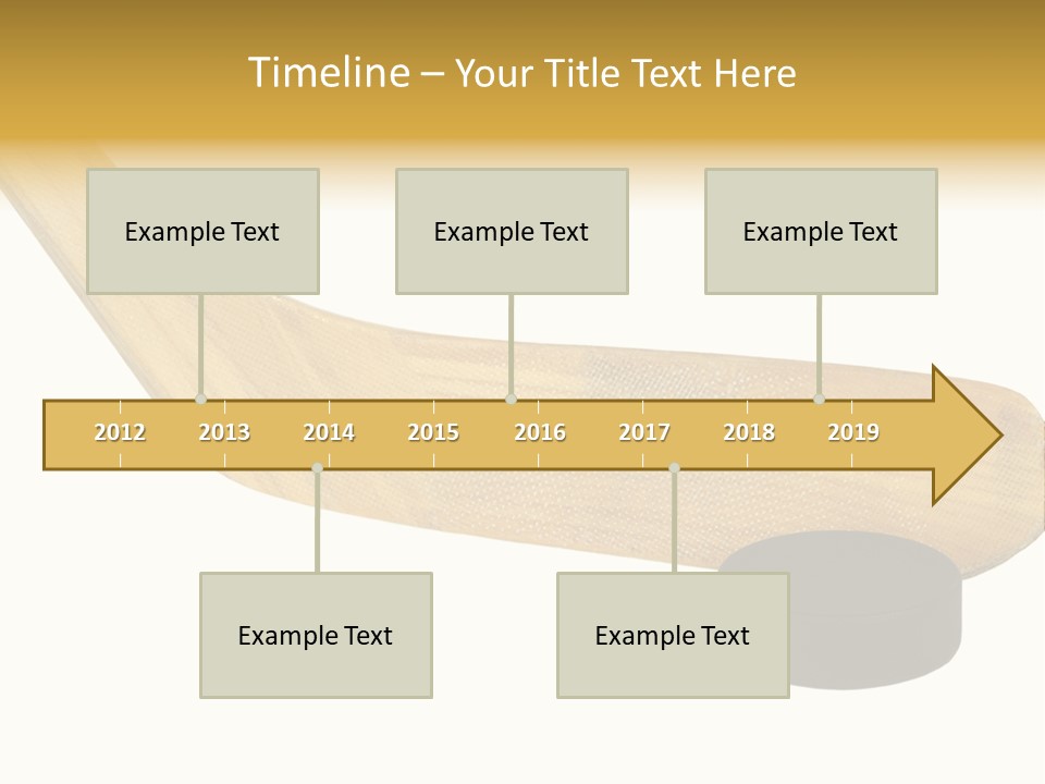 Yellow Fragment Sports PowerPoint Template