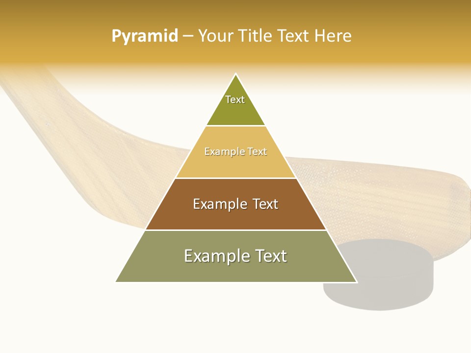 Yellow Fragment Sports PowerPoint Template