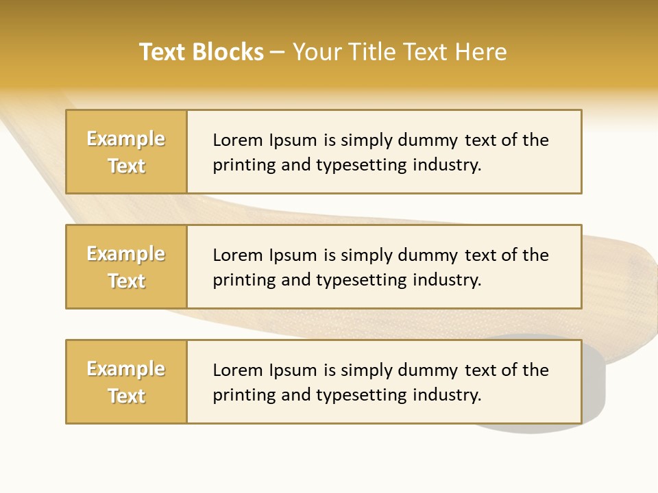 Yellow Fragment Sports PowerPoint Template