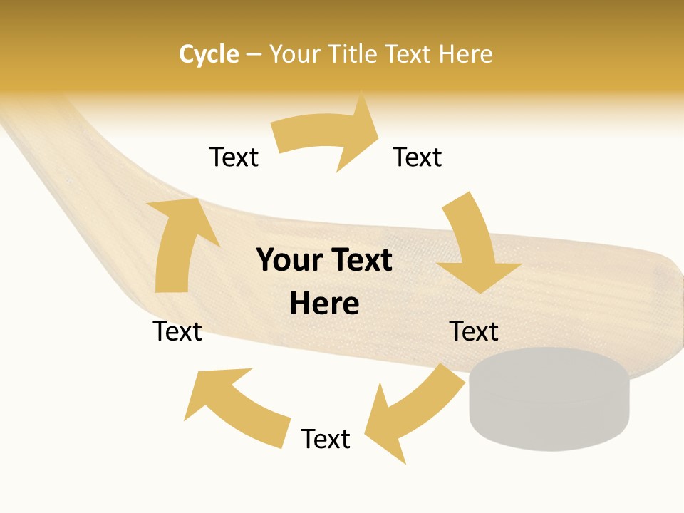 Yellow Fragment Sports PowerPoint Template
