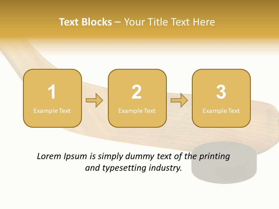 Yellow Fragment Sports PowerPoint Template
