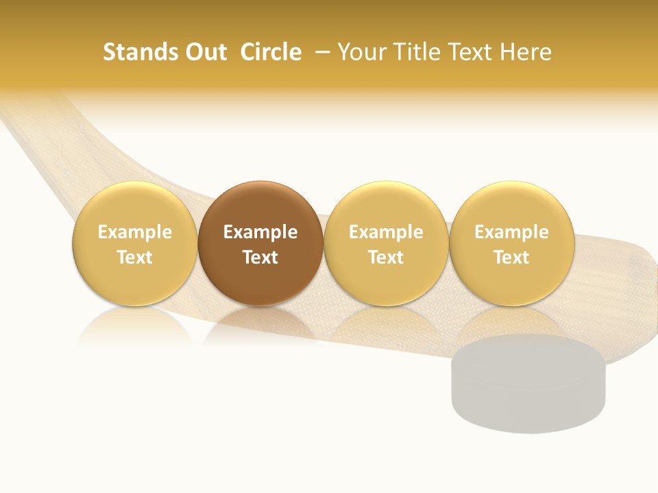 Yellow Fragment Sports PowerPoint Template