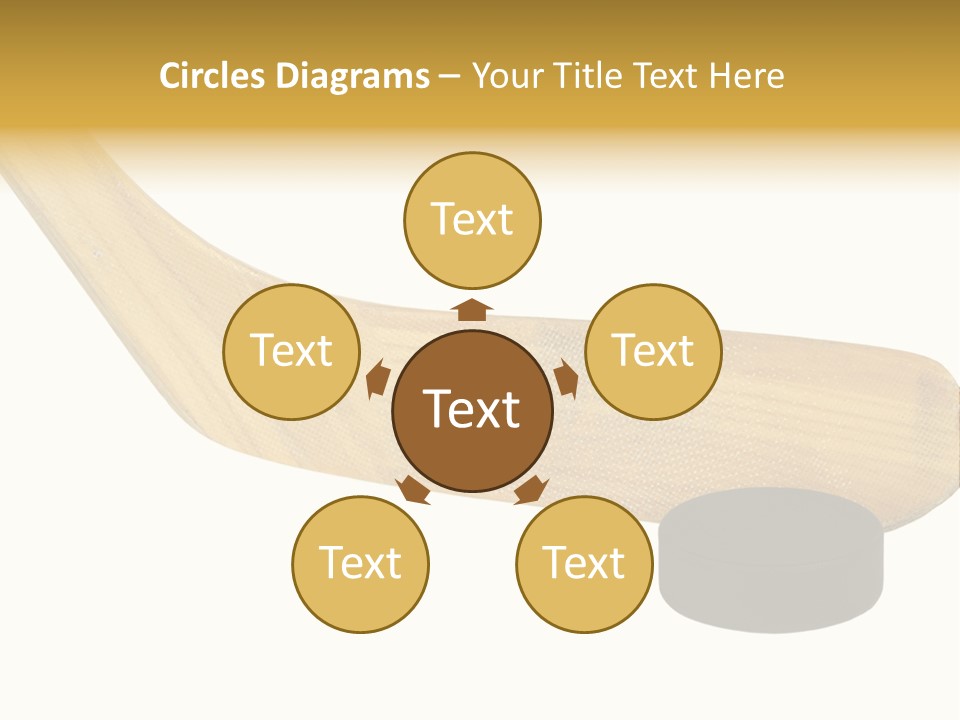 Yellow Fragment Sports PowerPoint Template