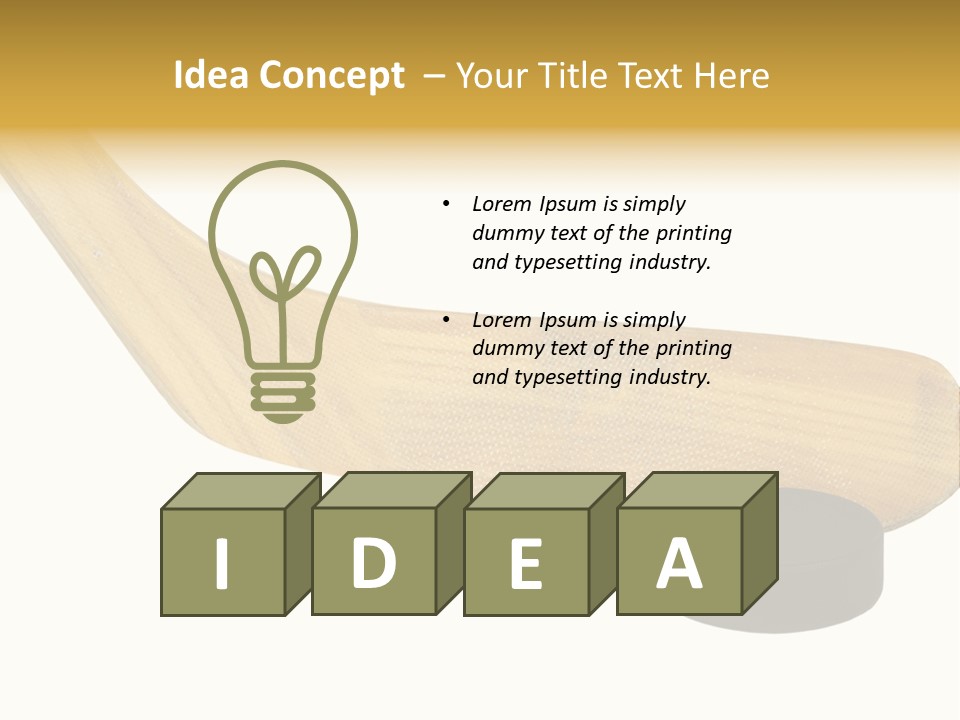 Yellow Fragment Sports PowerPoint Template