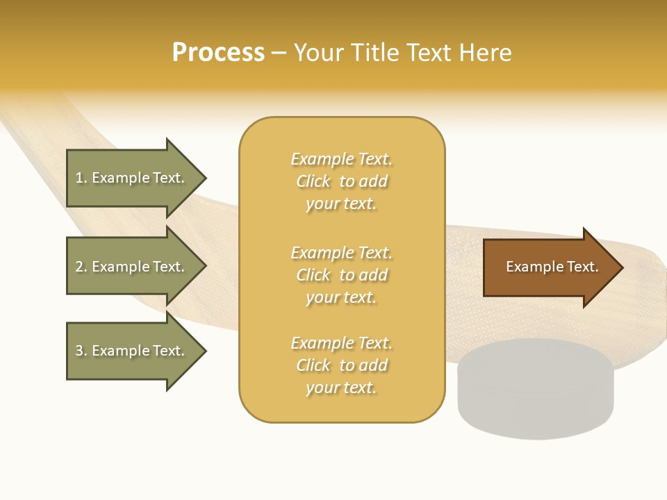 Yellow Fragment Sports PowerPoint Template