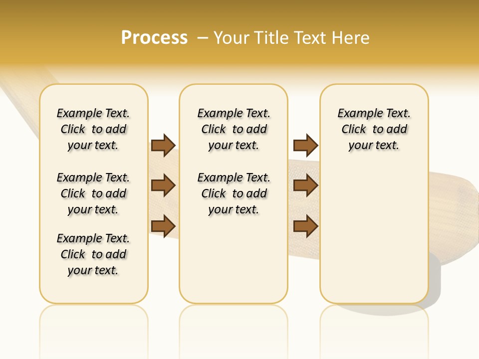 Yellow Fragment Sports PowerPoint Template