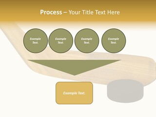 Yellow Fragment Sports PowerPoint Template