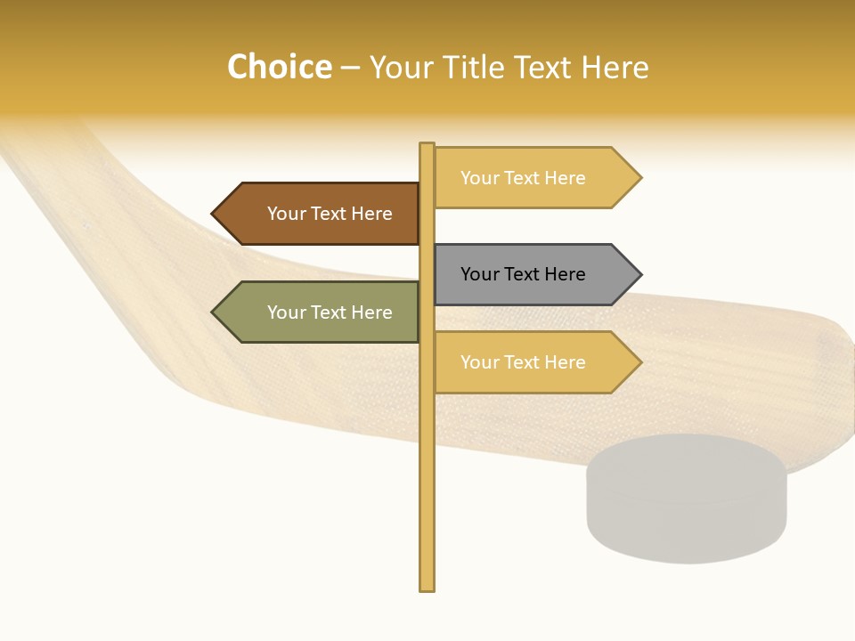 Yellow Fragment Sports PowerPoint Template