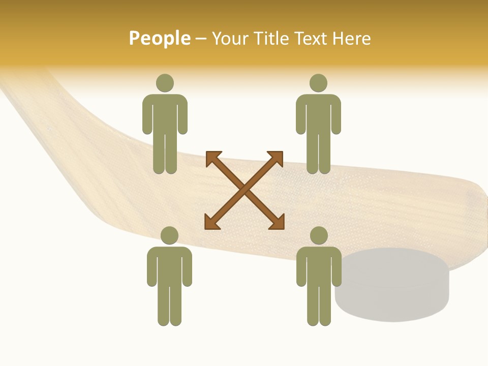 Yellow Fragment Sports PowerPoint Template