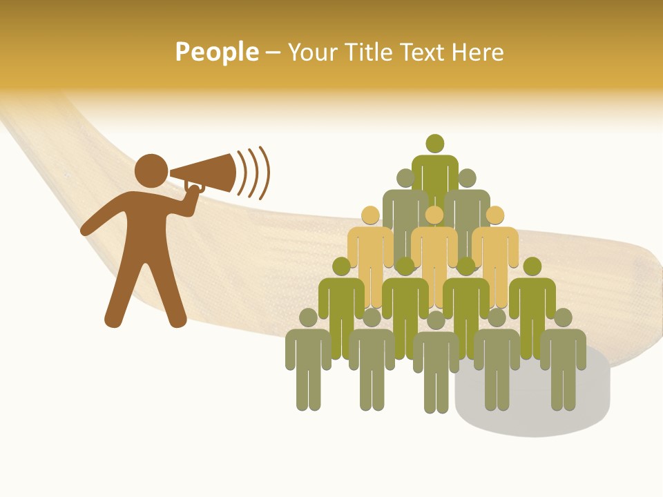 Yellow Fragment Sports PowerPoint Template