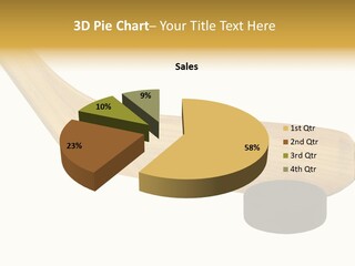 Yellow Fragment Sports PowerPoint Template