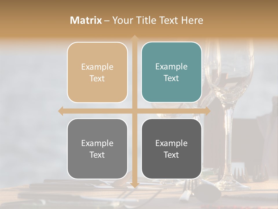 Table Setting Table Served PowerPoint Template