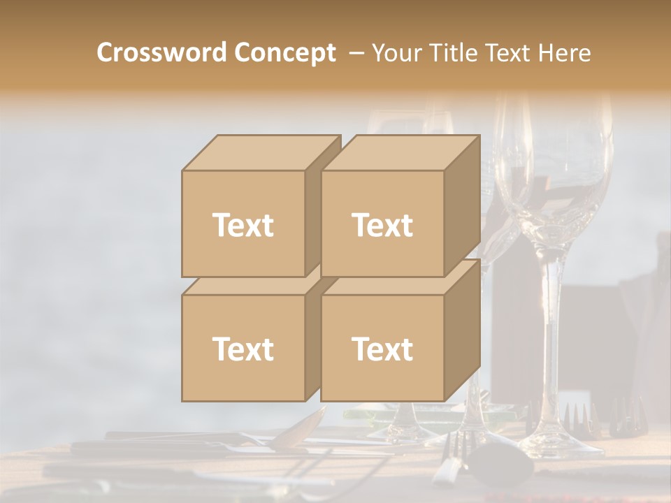 Table Setting Table Served PowerPoint Template