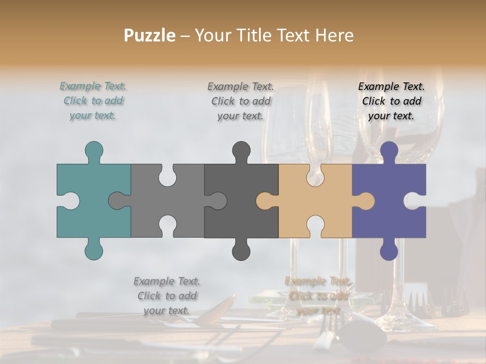 Table Setting Table Served PowerPoint Template