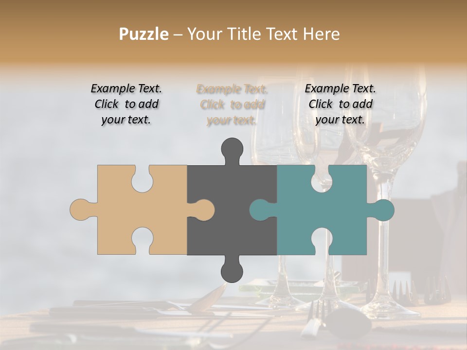 Table Setting Table Served PowerPoint Template