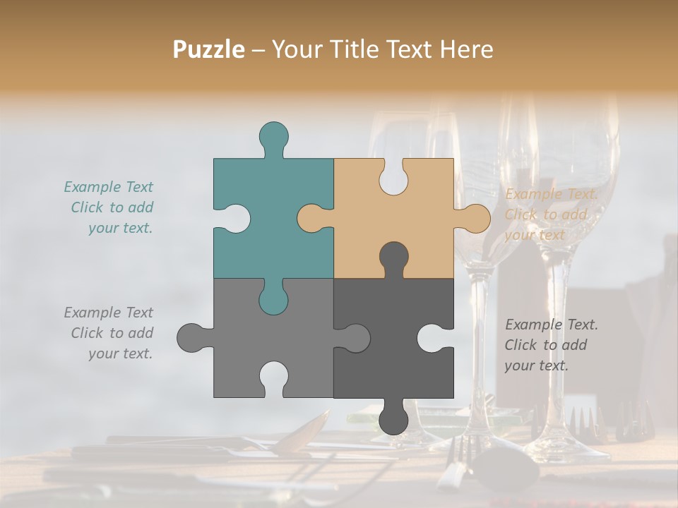 Table Setting Table Served PowerPoint Template