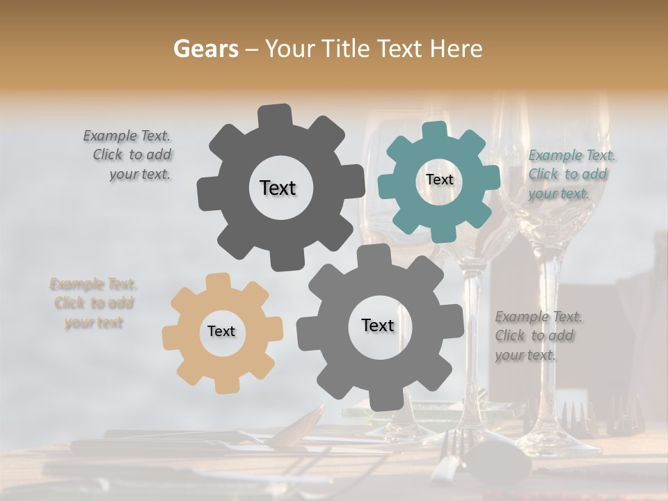 Table Setting Table Served PowerPoint Template
