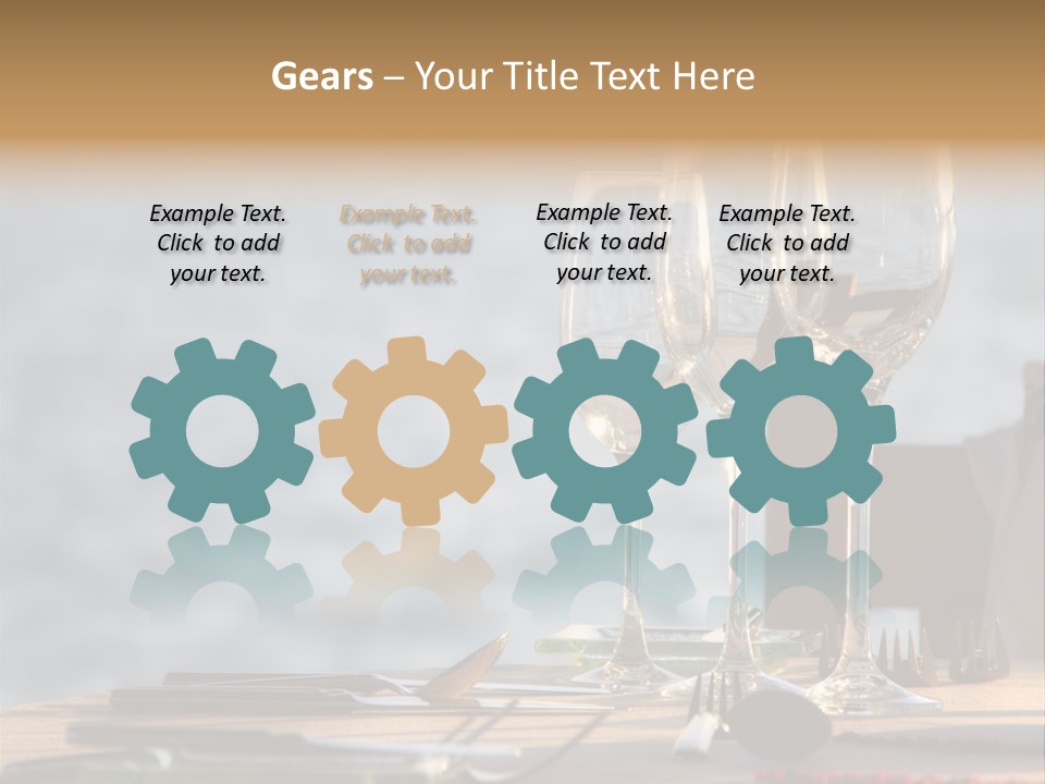 Table Setting Table Served PowerPoint Template
