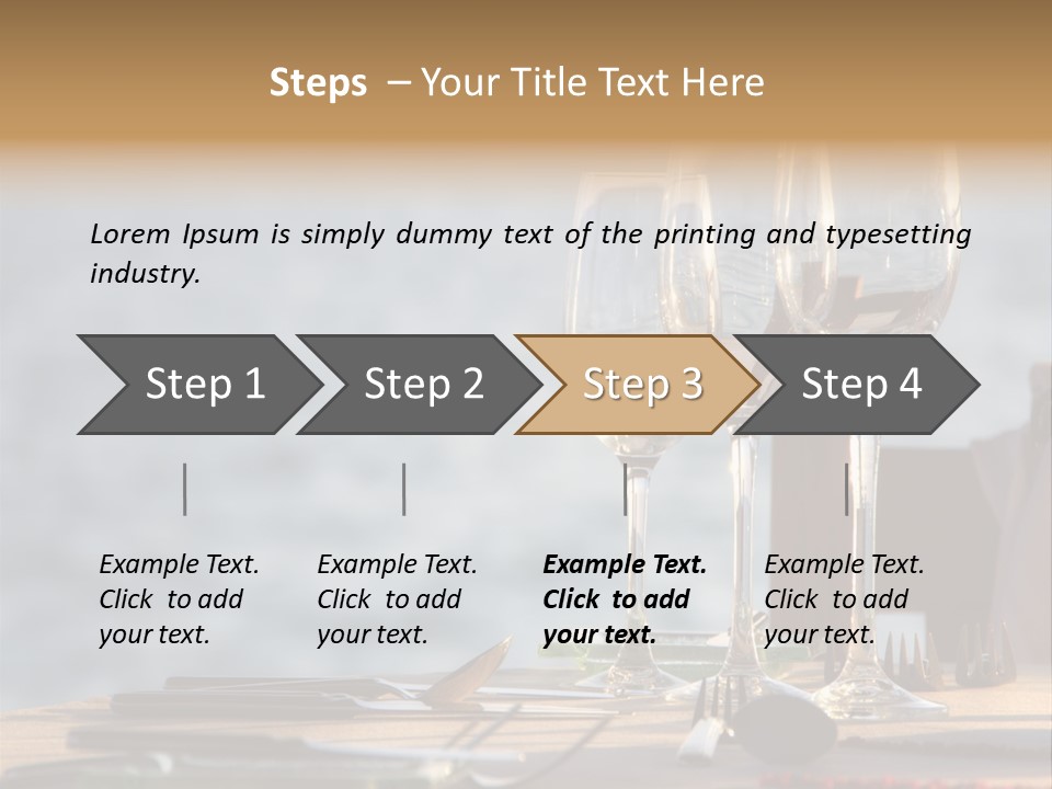 Table Setting Table Served PowerPoint Template