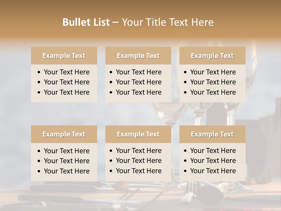 Table Setting Table Served PowerPoint Template