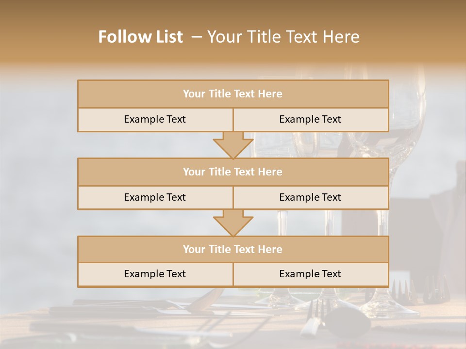 Table Setting Table Served PowerPoint Template