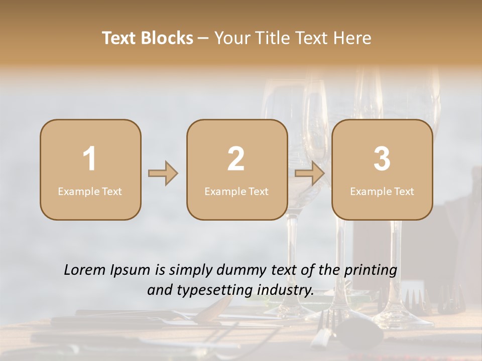 Table Setting Table Served PowerPoint Template