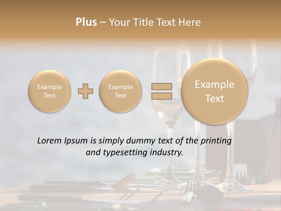 Table Setting Table Served PowerPoint Template