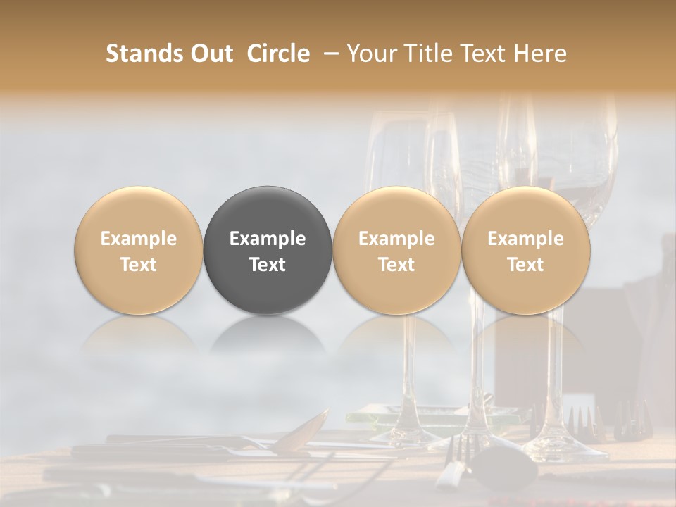 Table Setting Table Served PowerPoint Template