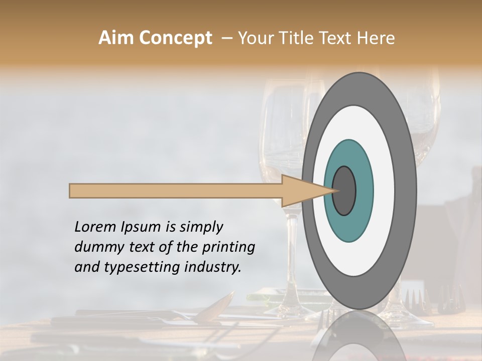 Table Setting Table Served PowerPoint Template