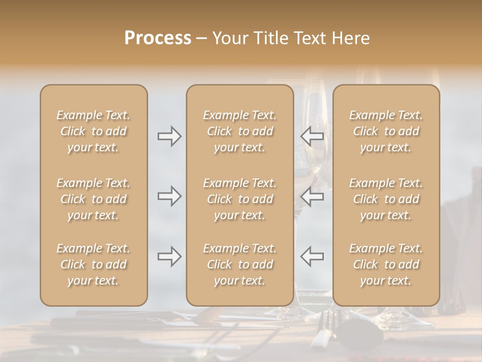 Table Setting Table Served PowerPoint Template