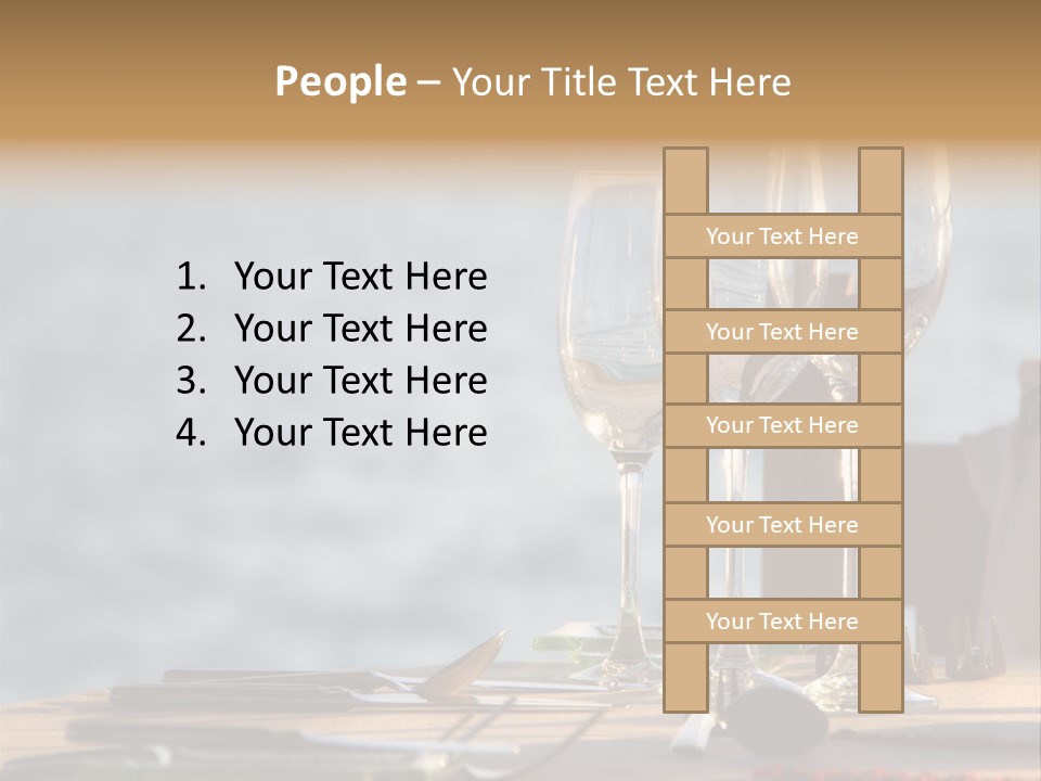 Table Setting Table Served PowerPoint Template