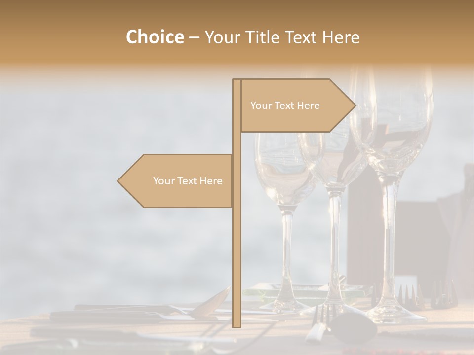 Table Setting Table Served PowerPoint Template
