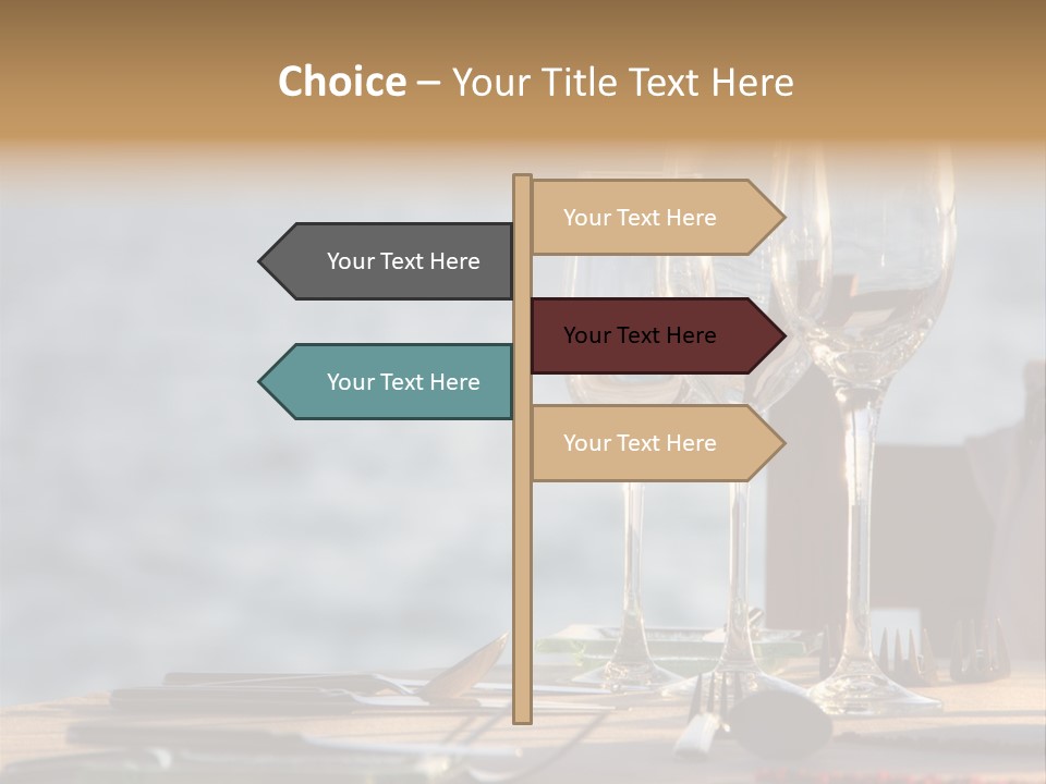 Table Setting Table Served PowerPoint Template