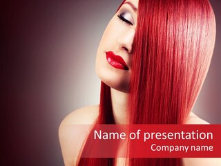 Beauty Attractive Makeup PowerPoint Template