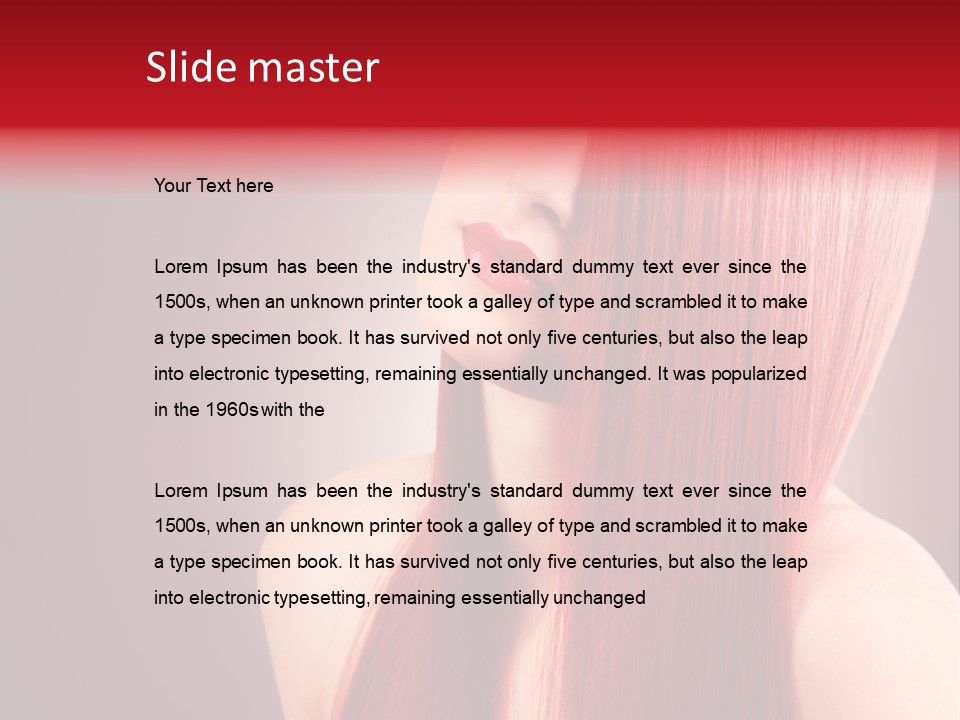 Beauty Attractive Makeup PowerPoint Template