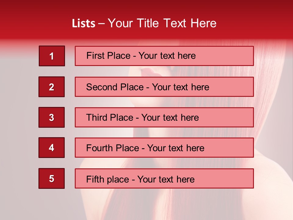 Beauty Attractive Makeup PowerPoint Template