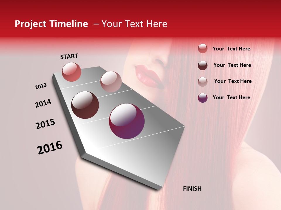 Beauty Attractive Makeup PowerPoint Template