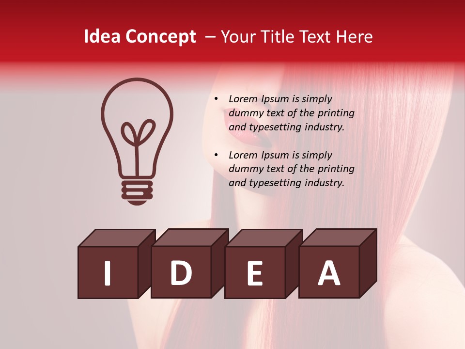 Beauty Attractive Makeup PowerPoint Template